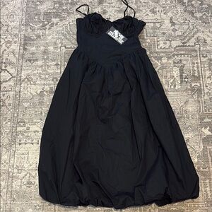 The Collective Strapless Black Bubble Dress